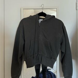 TNA Charcoal Cozy Fleece Hoodie